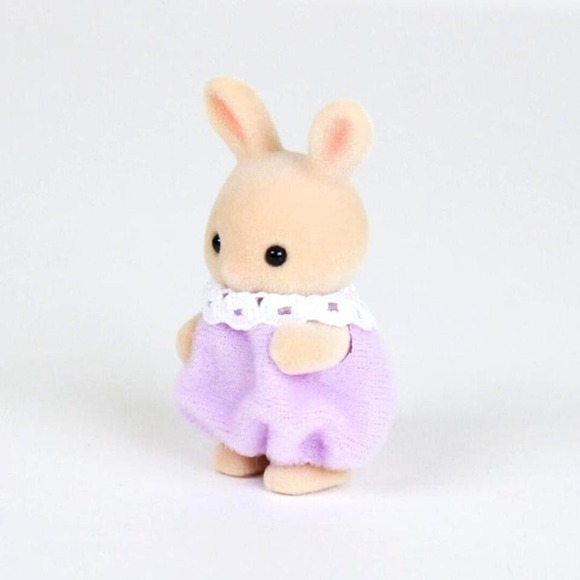 2 for $25 - Calico Critters Milk‎ Rabbit Baby - Baking Baby Party Series - Picture 4 of 6